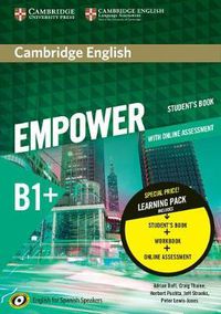 Cover image for Cambridge English Empower for Spanish Speakers B1+ Learning Pack (Student's Book with Online Assessment and Practice and Workbook)