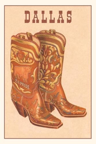 Cover image for Vintage Journal Cowboy Boots, Dallas