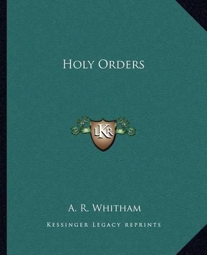 Cover image for Holy Orders