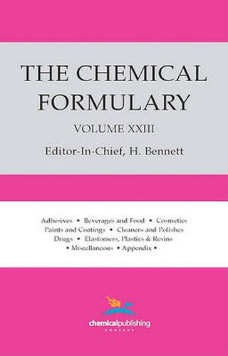 Cover image for The Chemical Formulary, Volume 23: Volume 23