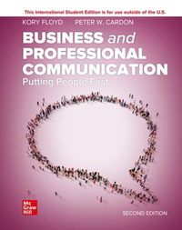 Cover image for Business and Professional Communication ISE
