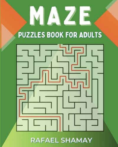 Cover image for Maze Puzzle Book for Adults