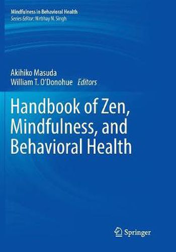 Cover image for Handbook of Zen, Mindfulness, and Behavioral Health