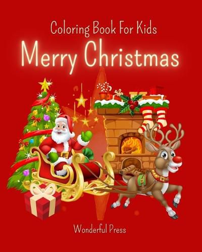 Cover image for MERRY CHRISTMAS Coloring Book for Kids