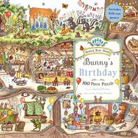 Cover image for Bunnys Birthday Puzzle A Magical Woodland (100 Piece Puzzle)