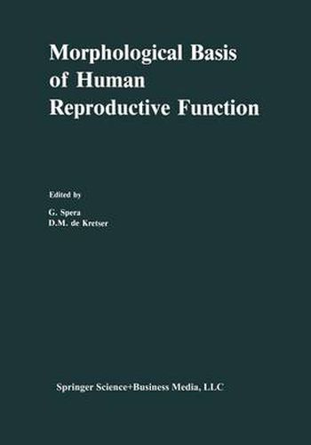 Cover image for Morphological Basis of Human Reproductive Function