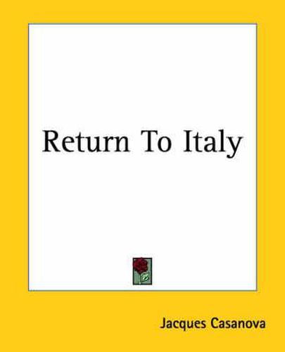 Cover image for Return To Italy