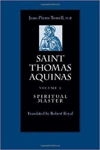 Cover image for Saint Thomas Aquinas v. 2; Spiritual Master