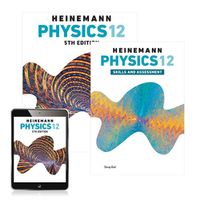 Cover image for Heinemann Physics 12 Student Book with eBook + Assessment and Skills and Assessment book
