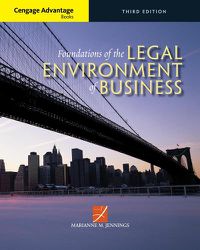 Cover image for Cengage Advantage Books: Foundations of the Legal Environment of Business