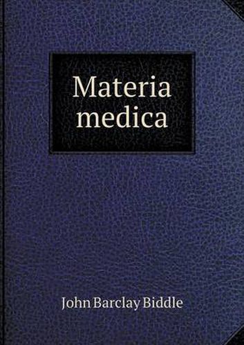 Cover image for Materia medica