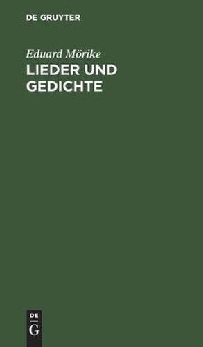 Cover image for Lieder und Gedichte