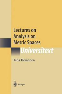 Cover image for Lectures on Analysis on Metric Spaces