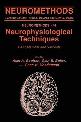 Cover image for Neurophysiological Techniques: Basic Methods and Concepts