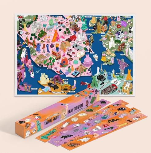 Cover image for The Unofficial Taylor Swift Eras Tour Map