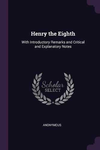 Cover image for Henry the Eighth