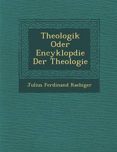 Cover image for Theologik Oder Encyklop Die Der Theologie