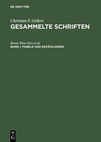 Cover image for Gesammelte Schriften, Bd I, Fabeln und Erzahlungen