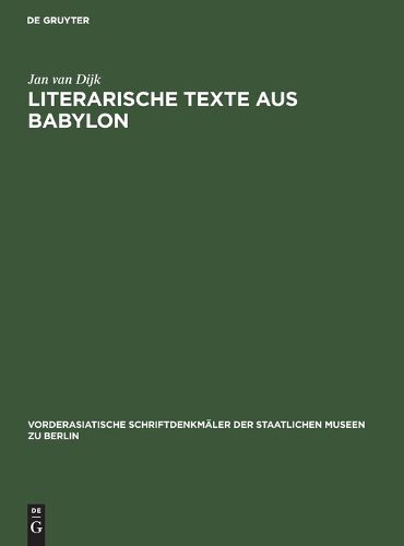 Cover image for Literarische Texte aus Babylon