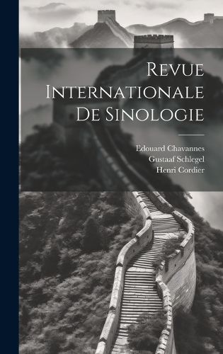 Cover image for Revue Internationale De Sinologie