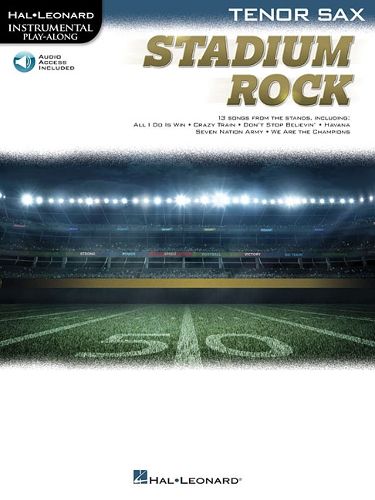 Cover image for Stadium Rock for Tenor Sax