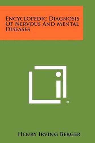 Cover image for Encyclopedic Diagnosis of Nervous and Mental Diseases