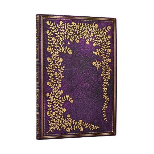 Cover image for New York Rose (Gilded Age) Midi Unlined Softcover Journal (Elastic Band Closure)
