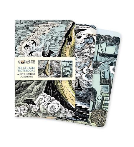 Cover image for Angela Harding: Coastlines Set of 3 Mini Notebooks