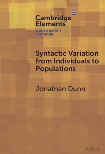 Cover image for Syntactic Variation from Individuals to Populations