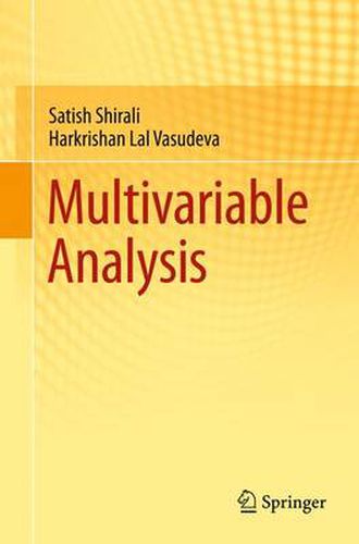 Cover image for Multivariable Analysis