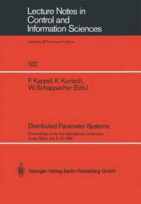 Cover image for Distributed Parameter Systems: Proceedings of the 3rd International Conference Vorau, Styria, July 6-12, 1986