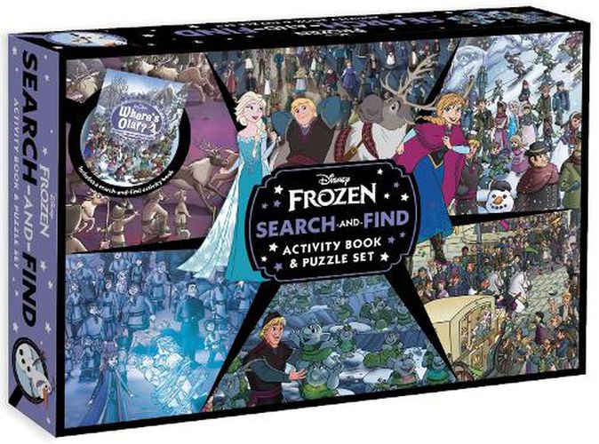 Cover image for Frozen: Search-and-Find Activity Book and Puzzle Set (Disney)