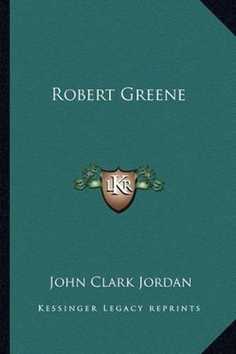 Cover image for Robert Greene