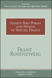 Cover image for Ninety-Two Poems and Hymns of Yehuda Halevi