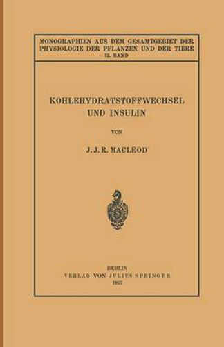 Kohlehydratstoffwechsel Und Insulin