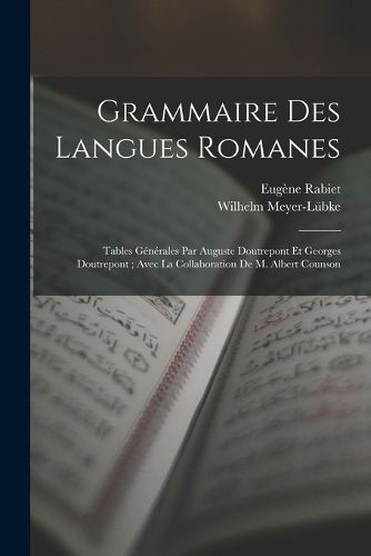 Cover image for Grammaire Des Langues Romanes
