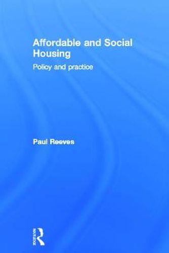 Cover image for Affordable and Social Housing: Policy and Practice