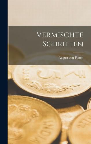 Cover image for Vermischte Schriften