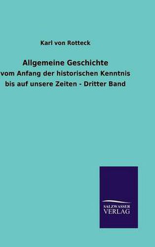 Cover image for Allgemeine Geschichte