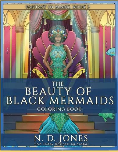 The Beauty of Black Mermaids Coloring Book