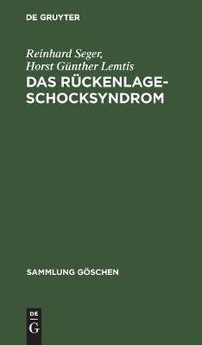 Cover image for Das Ruckenlage-Schocksyndrom: (Supine Hypotensive Syndrome)