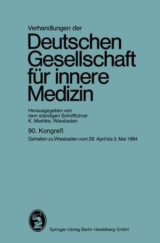 Cover image for 90. Kongress: Gehalten zu Wiesbaden vom 29. April bis 3. Mai 1984