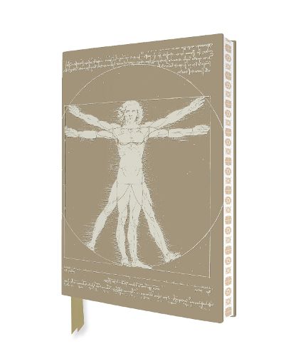 Cover image for Da Vinci: Vitruvian Man Artisan Art Notebook (Flame Tree Journals)