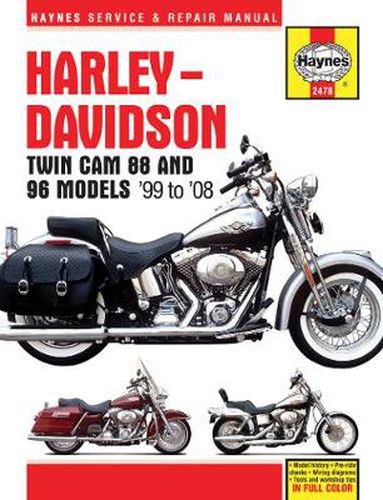 Cover image for Harley-Davidson Twin Cam 88, 96 & 103 Models (99-10): 99-10