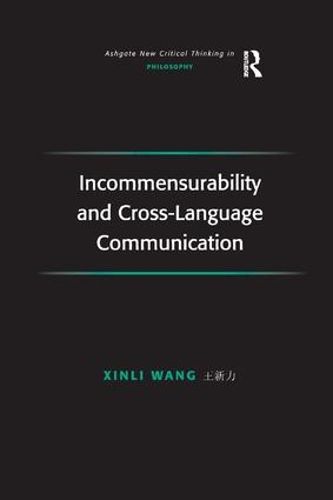 Cover image for Incommensurability and Cross-Language Communication