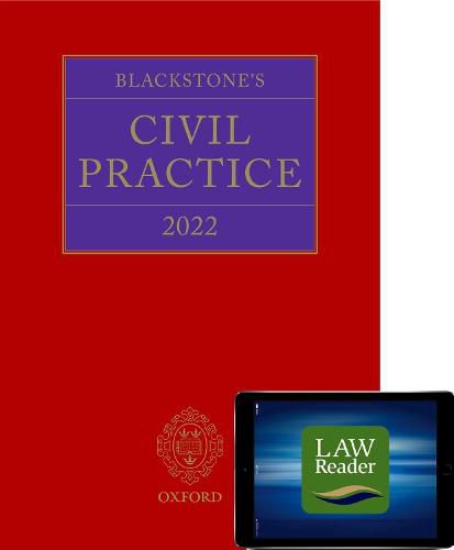 Cover image for Blackstone's Civil Practice 2022 Digital Pack