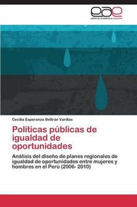 Cover image for Politicas publicas de igualdad de oportunidades