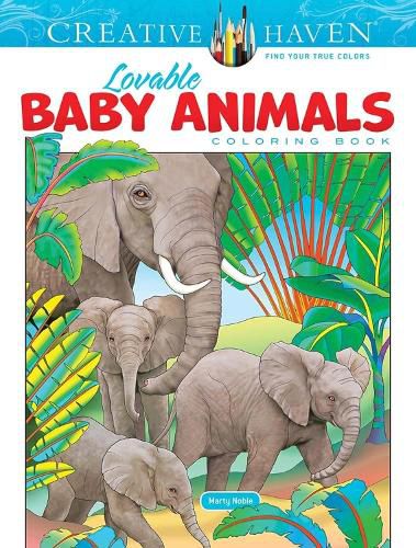 Cover image for Creative Haven Lovable Baby Animals Coloring Book