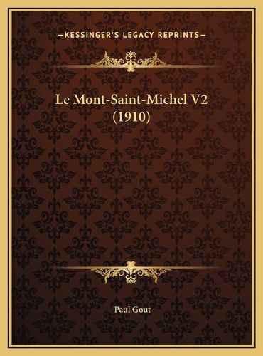 Cover image for Le Mont-Saint-Michel V2 (1910)