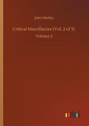 Cover image for Critical Miscellanies (Vol. 2 of 3): Volume 2